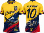 Ecuador Soccer Jersey 2026 Custom Name Number, Soccer Shirts for Men Women, Football Jersey Game Day