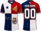 Custom Panama Soccer Jersey 2026, Personalized Name Number Football Shirts, Panama Fan Uniform