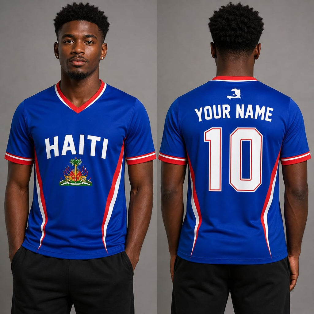 Personalized Haiti Soccer Jersey 2026, Custom Haitian Football Shirts, Pride Maillot Football Uniform
