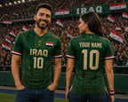 Iraqi Soccer Jersey Custom Shirt, Custom Iraq Football Jersey, National Team Soccer Uniform