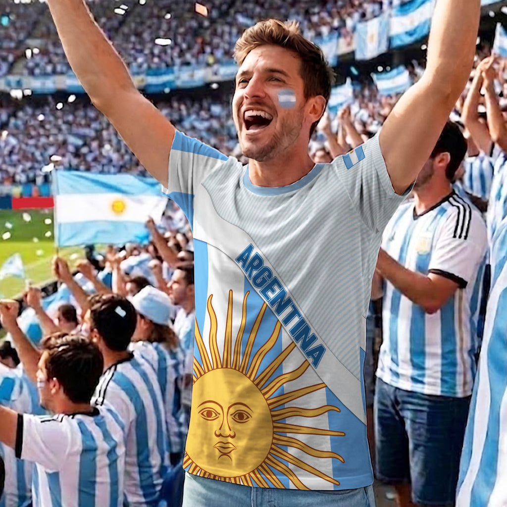 Personalized Argentina Jersey, Custom Name Number Argentine Soccer Jerseys, Camisa De Argentina Shirts