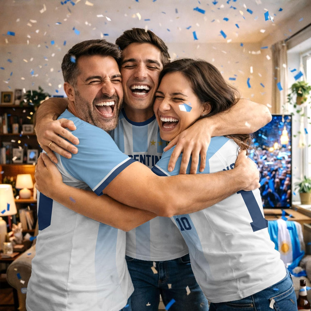 Argentina Soccer Jersey for Men Women, Argentina Jersey Shirt with Name Number, Football Team Uniform Shirts