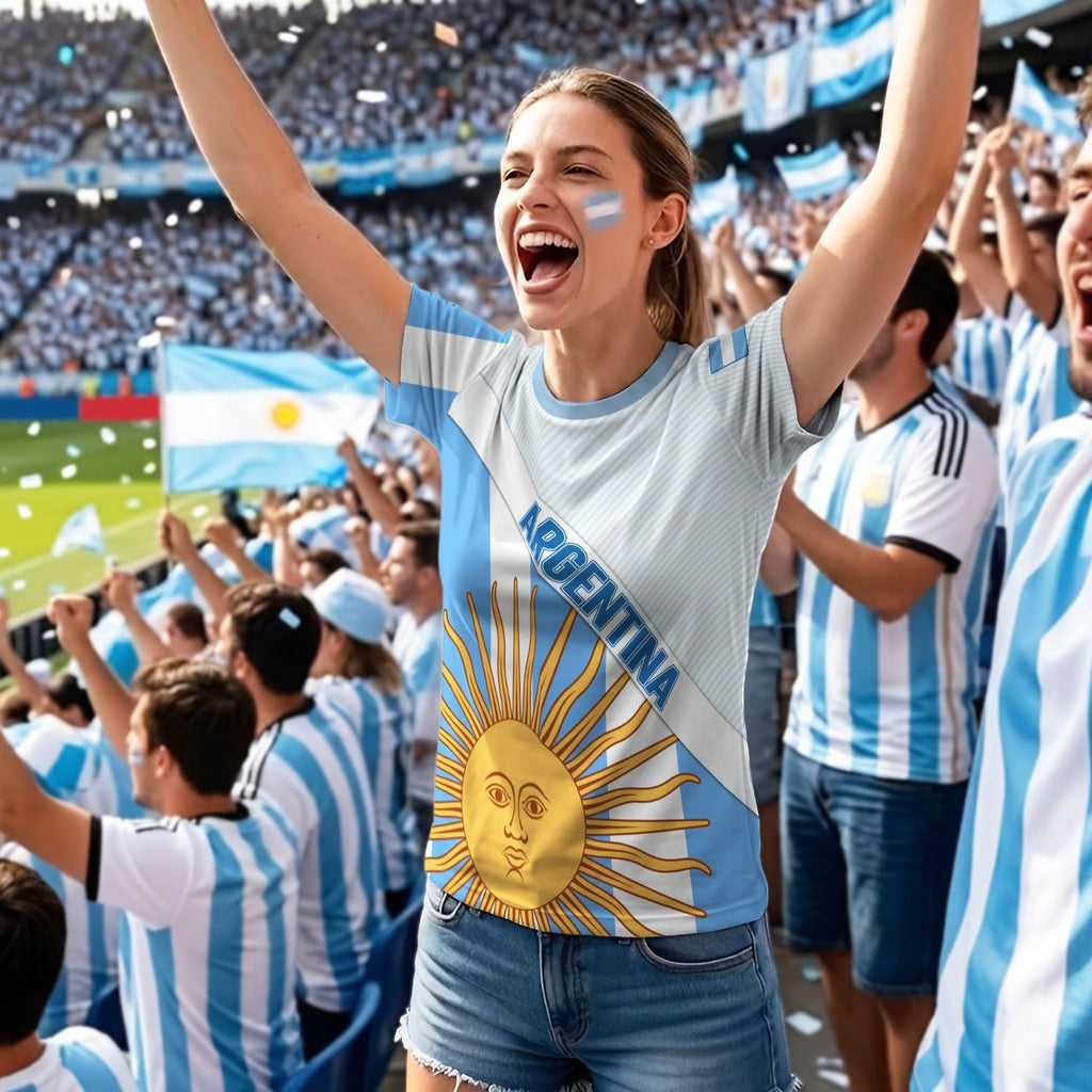 Personalized Argentina Jersey, Custom Name Number Argentine Soccer Jerseys, Camisa De Argentina Shirts