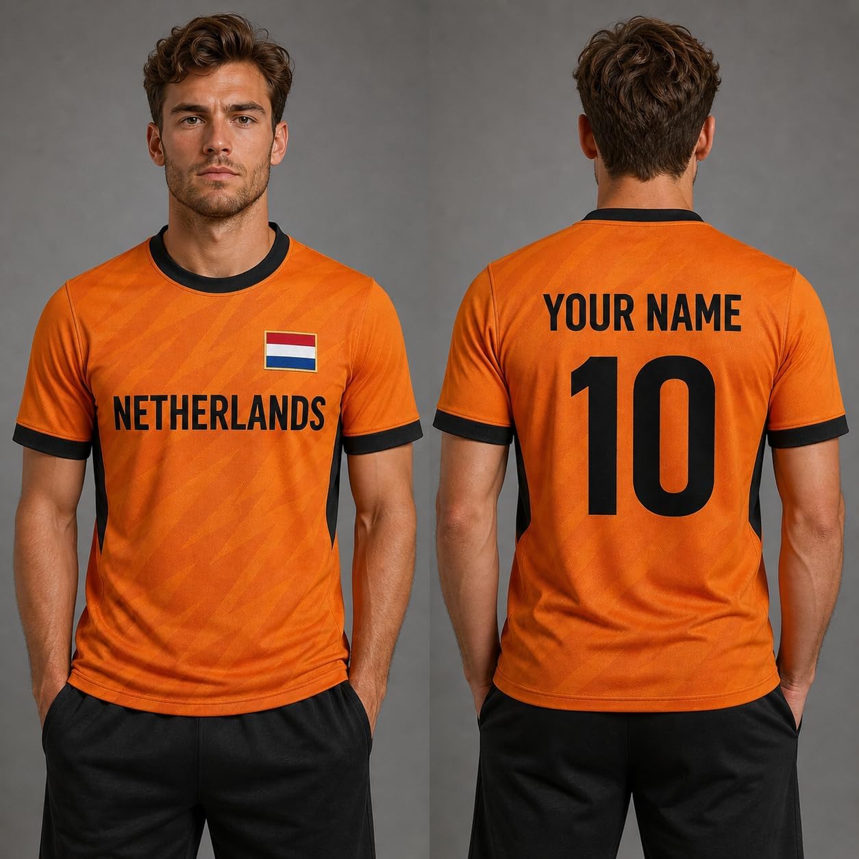 Personalized Netherlands Soccer Jersey 2026, Nederland Netherlands Shirts, Holland Dutch Pride Football Uniform