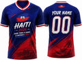 Haiti Soccer Jersey 2026 Custom Name Number, Personalized Football Shirts, Men Women Soccer Apparel