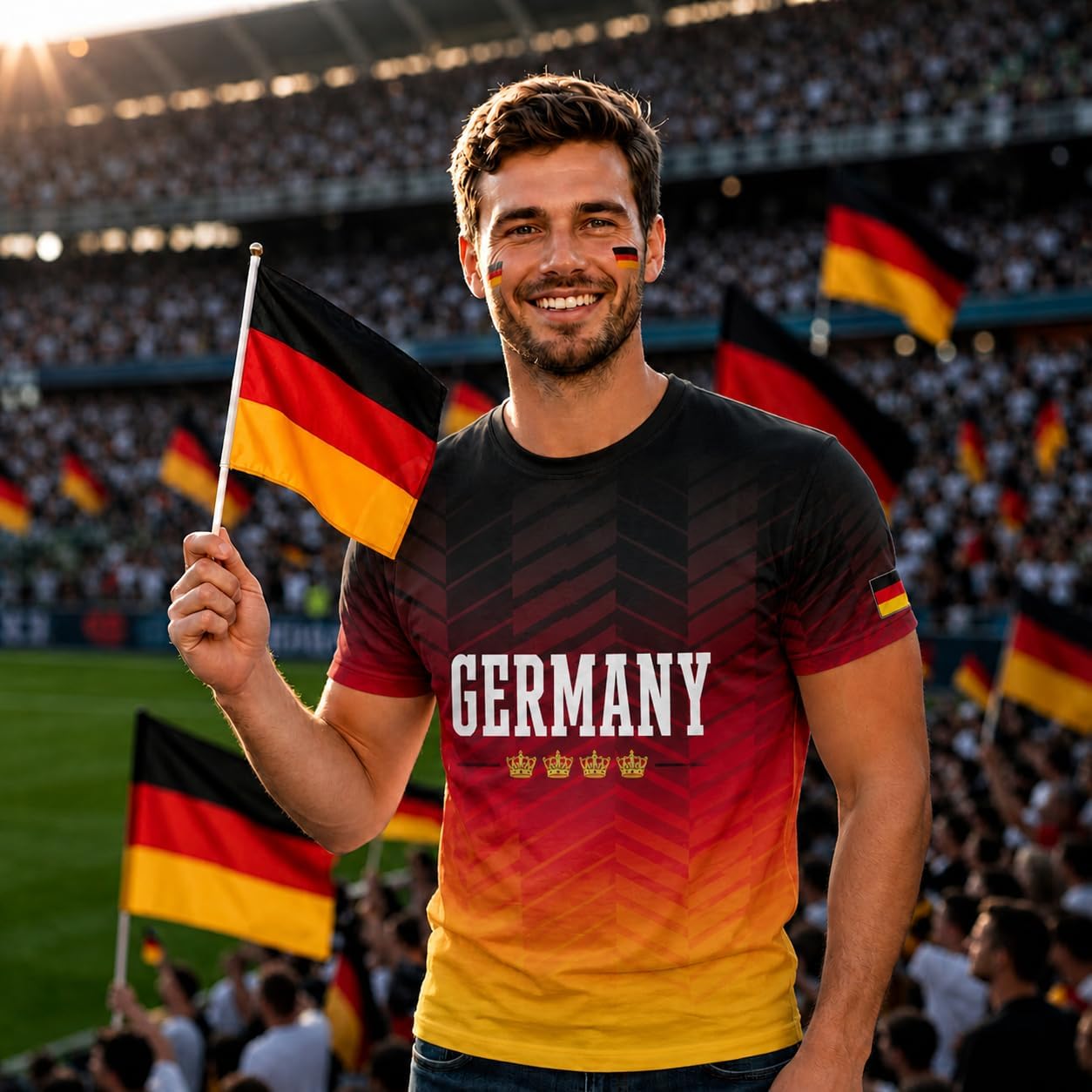Custom Germany Soccer Jersey, German Soccer Jersey Men Women, Germany Football Shirts Match Day