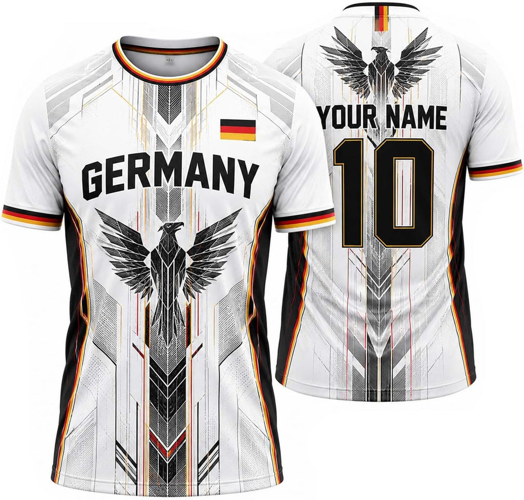 Germany Soccer Jersey Custom Name Number, Personalized Germany Football Fan Jersey, Men Women Game Day Shirt