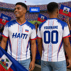 Haiti Soccer Jersey Custom Name Number, Haitian Soccer Team Shirts, Haitian Flag Football Jersey