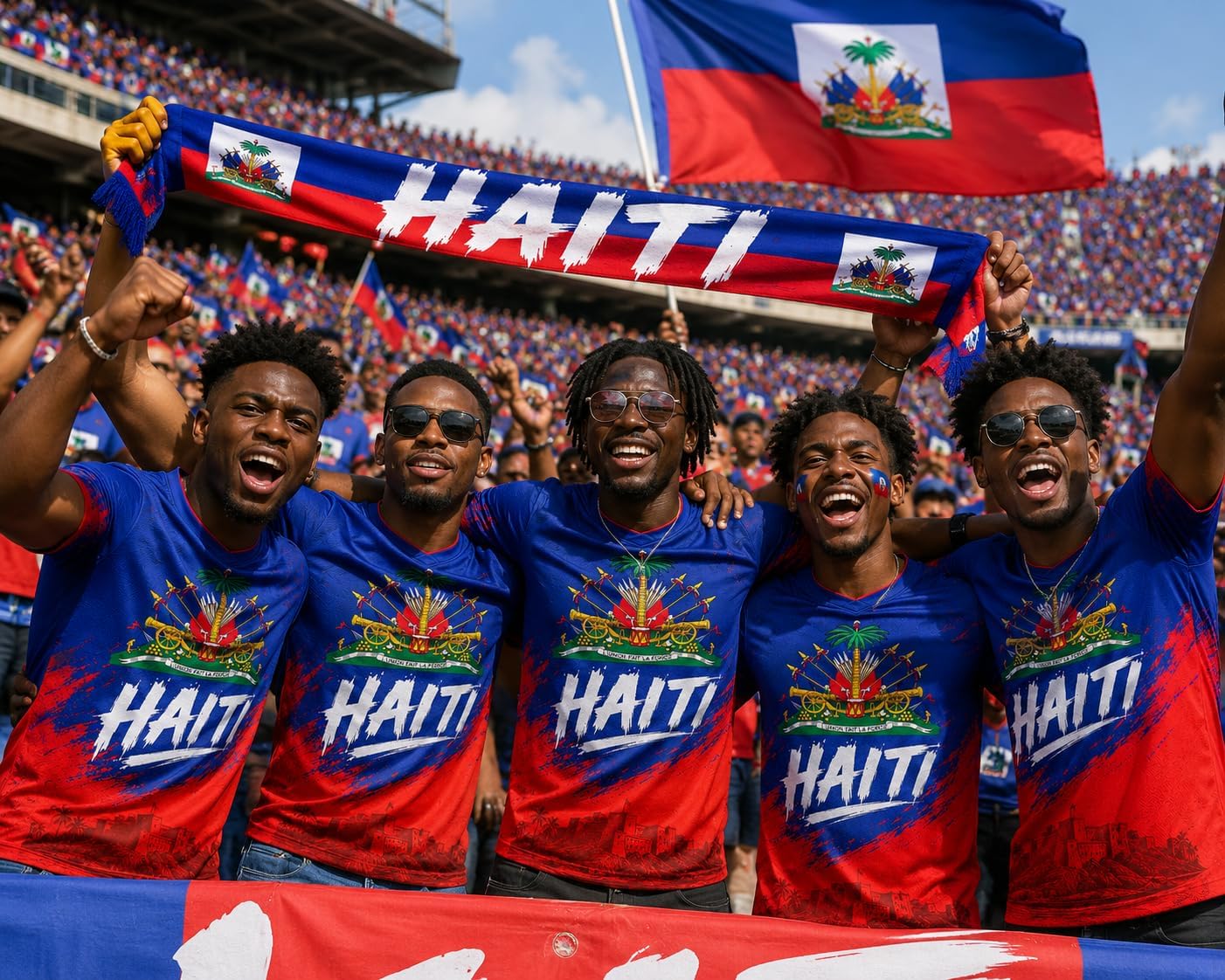 Personalized Haiti Soccer Jersey Men Women, Custom Haiti Jersey Name Number, Haitian Fan Sportswear Shirt