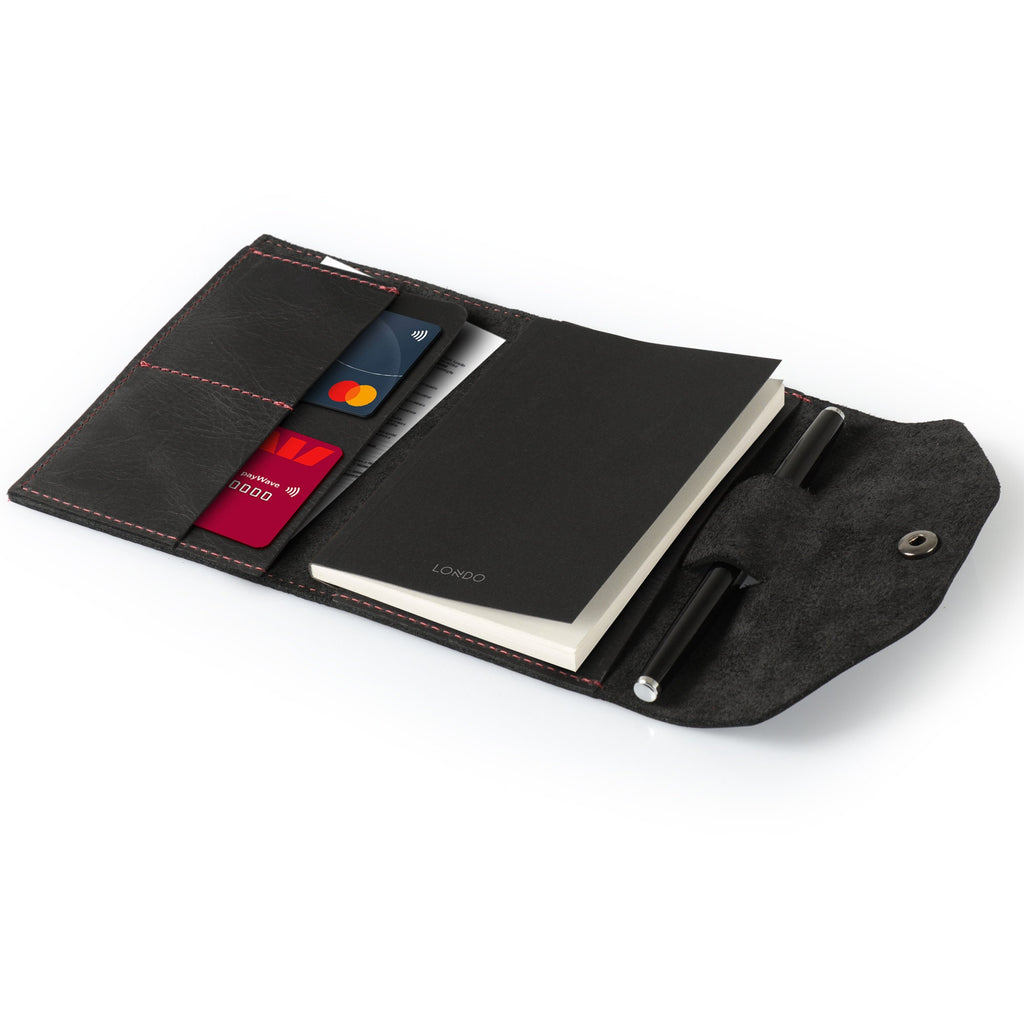 Personalized Top Grain Leather Journal and Organizer, Hand Crafted Portfolio with Notepad, Custom Portfolio Notepad, Office Gifts