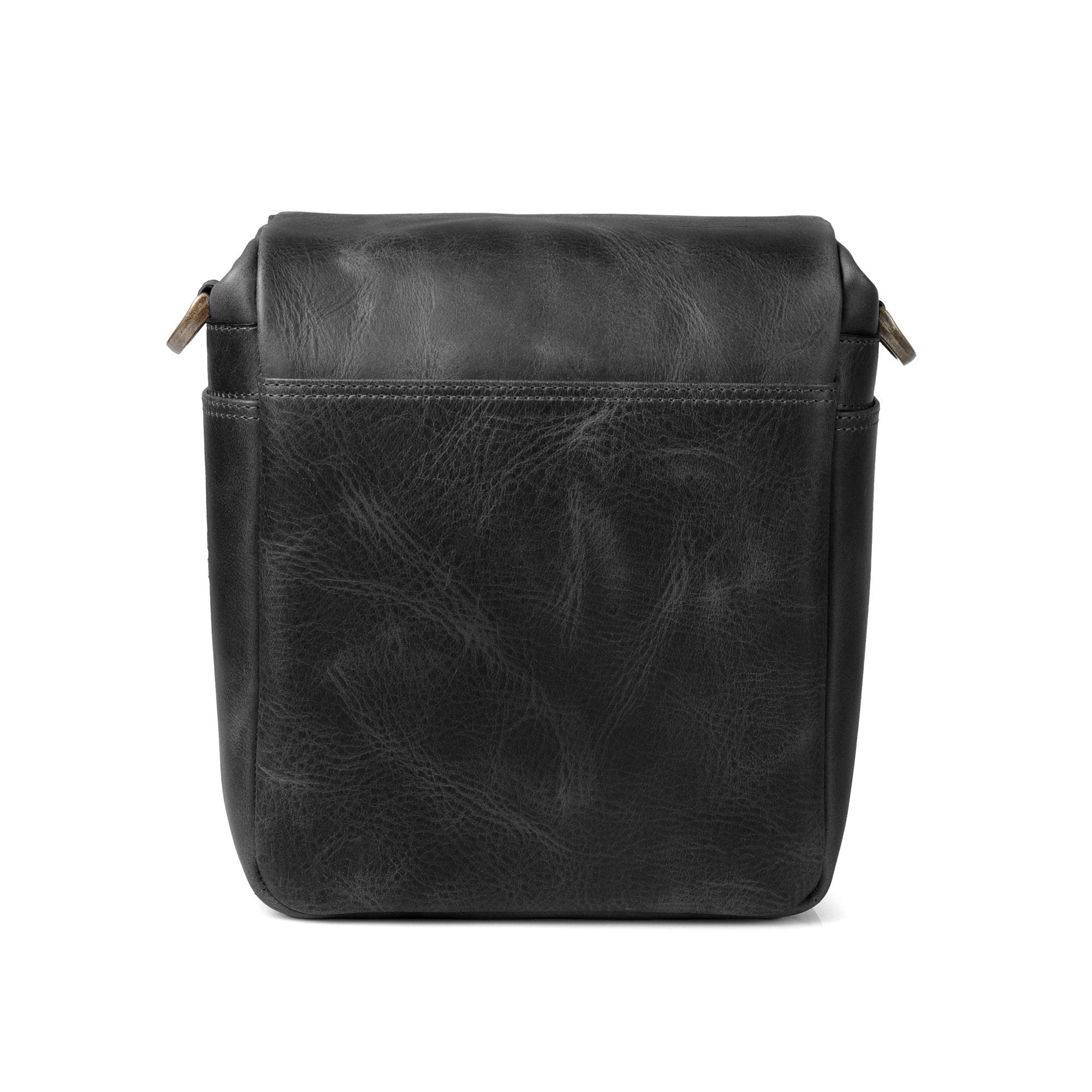 Personalized Italian Leather Messenger Bag Camera Bag for Mirrorless, Instant, DSLR Cameras, Travel Bag, Unisex - Handcrafted