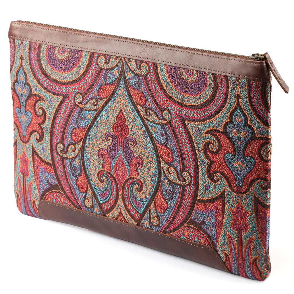 Personalized Top Grain Leather Laptop Sleeve for MacBook Pro & Air - 16'', 14'', 13.3'', M1 Pro Max, M2, M3, M4 - Designer