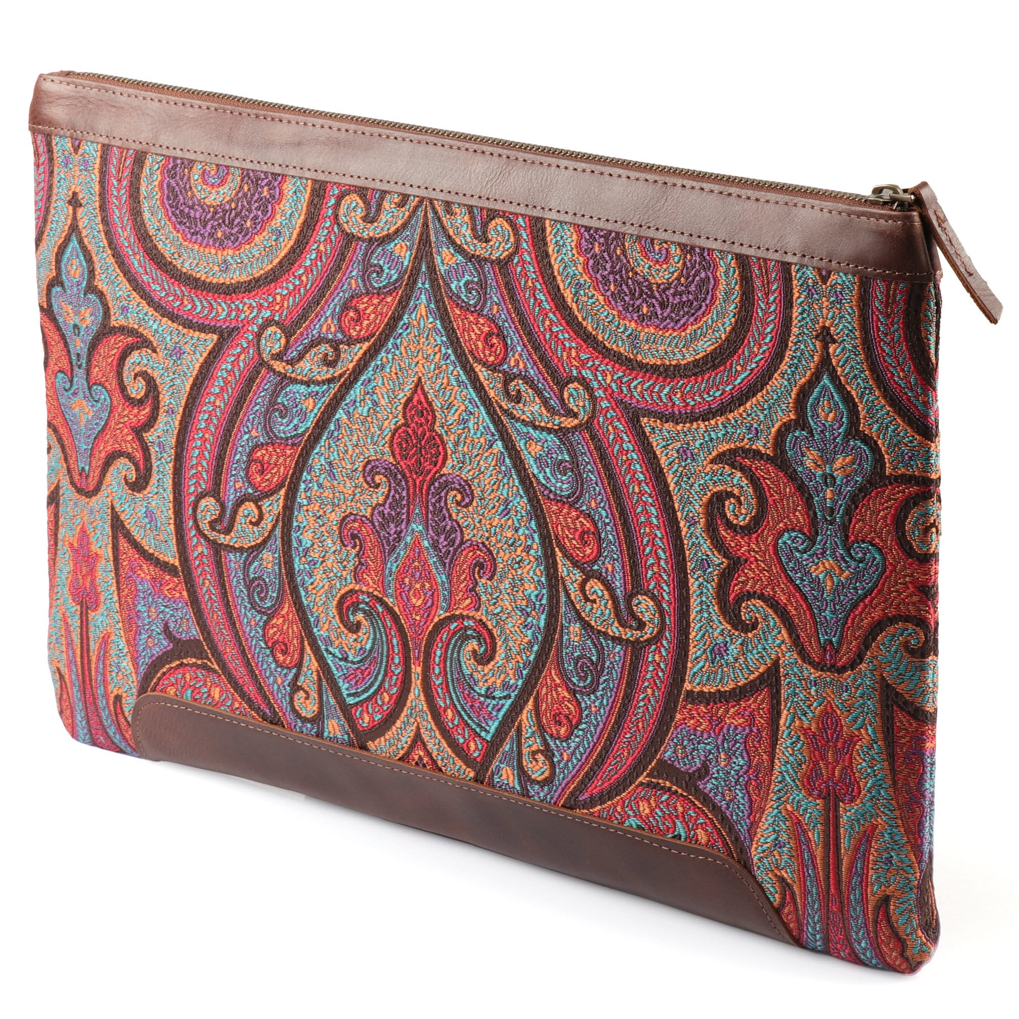 Personalized Top Grain Leather Laptop Sleeve for MacBook Pro & Air - 16'', 14'', 13.3'', M1 Pro Max, M2, M3, M4 - Designer