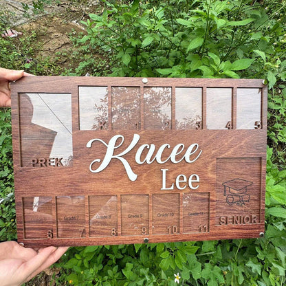 School Years Photo Frame, Pre K To Graduation School Photo Frame Custom, Grade School Photo Frame, Senior Picture Gift Picture Photo Frame