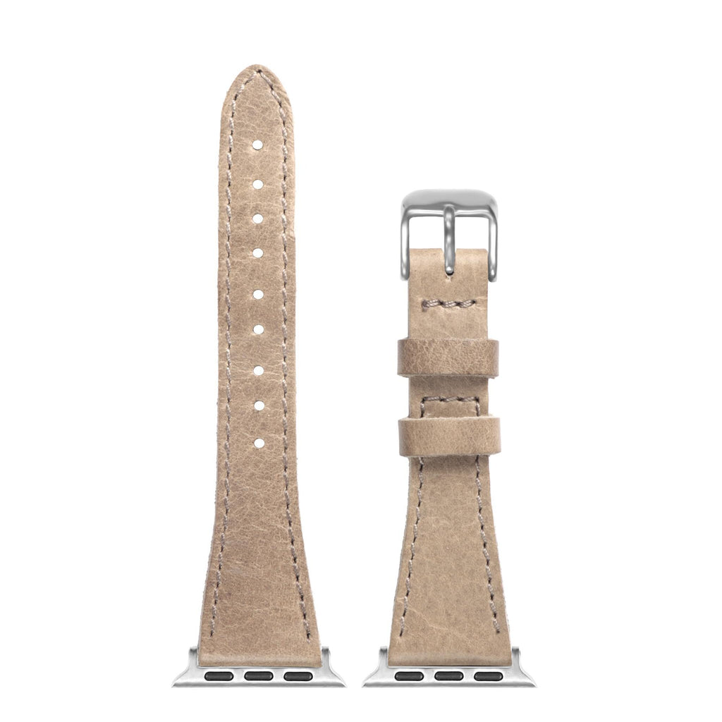 Personalized Genuine Leather Apple Watch Band Strap for Men and Women, Top Grain Leather Strap for Watches, Apple Watch Series Leather Band