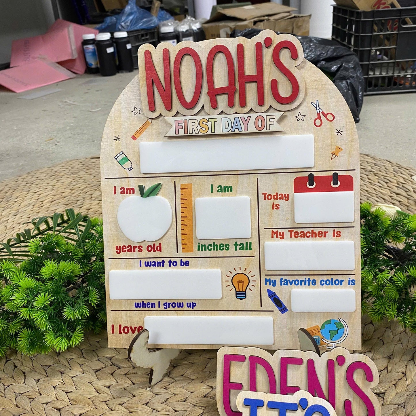 Custom First Day Of School Sign, First & Last Day Of School Sign, Back To School Board, 1st Day Of School Sign, 1st Day Of Kindergarten Sign