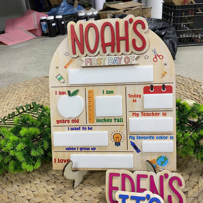 Custom First Day Of School Sign, First & Last Day Of School Sign, Back To School Board, 1st Day Of School Sign, 1st Day Of Kindergarten Sign